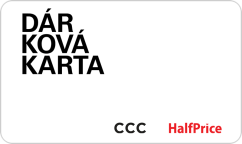 CCC x HalfPrice dárková karta (cashback 3 %)